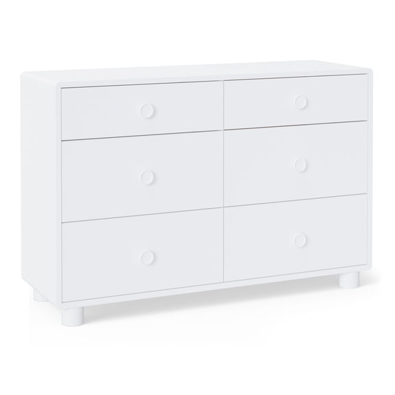 Mainstays Kids 6 Drawer Dresser, White