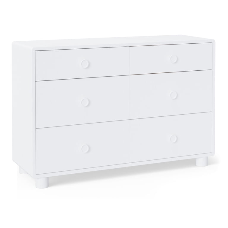 white scalloped dresser DaVinci Sammy Scallop 6-Drawer DaVinci Baby and construction that exceeds CPSCs ASTM F2057 Liberty 9-Drawer Assembled Dresser in