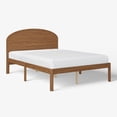thumbnail image 1 of Mainstays Kids Full Size Wood Platform Bed Frame, Walnut, 1 of 8