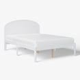 thumbnail image 1 of Mainstays Kids Full Size Wood Platform Bed Frame, White, 1 of 8