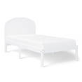 thumbnail image 1 of Mainstays Kids Twin Size Wood Platform Bed Frame, White, 1 of 8