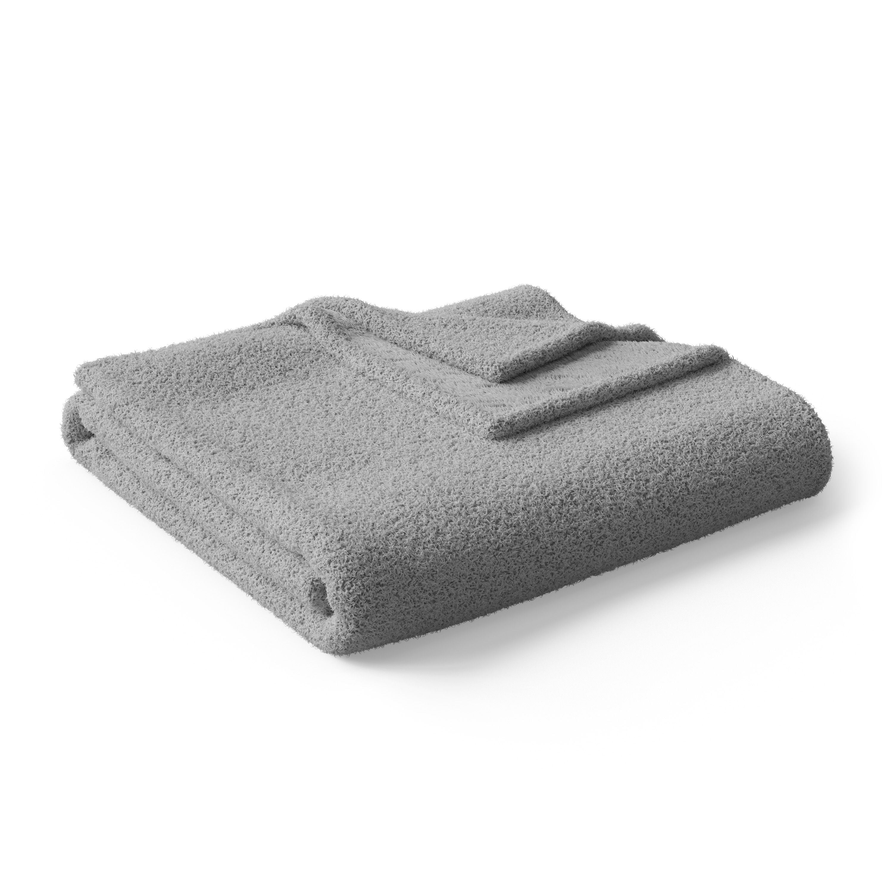 Mainstays Kids Cozy Plush Throw, Gray, 50 in x 60 in
