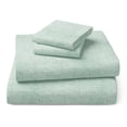 thumbnail image 1 of Mainstays Kids 100% Cotton Percale Bed Sheet Set, Queen, Light Green, 4 Pieces, 1 of 8