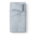 thumbnail image 1 of Mainstays Kids 100% Cotton Percale Bed Sheet Set, Twin, Blue, 3 Pieces, 1 of 8