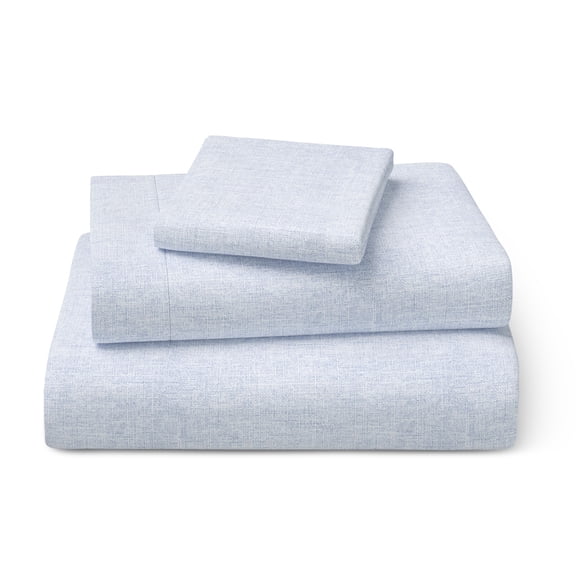 Mainstays Kids 100% Cotton Percale Bed Sheet Set, Twin, Light Purple, 3 Pieces
