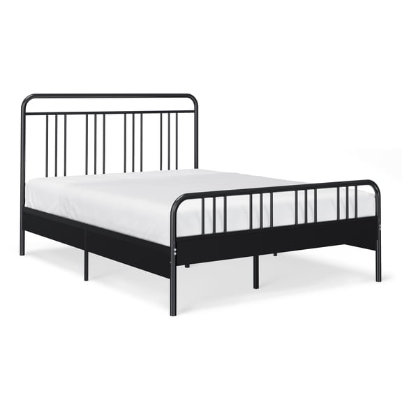 Mainstays Kids Full Size Metal Platform Bed Frame, Black