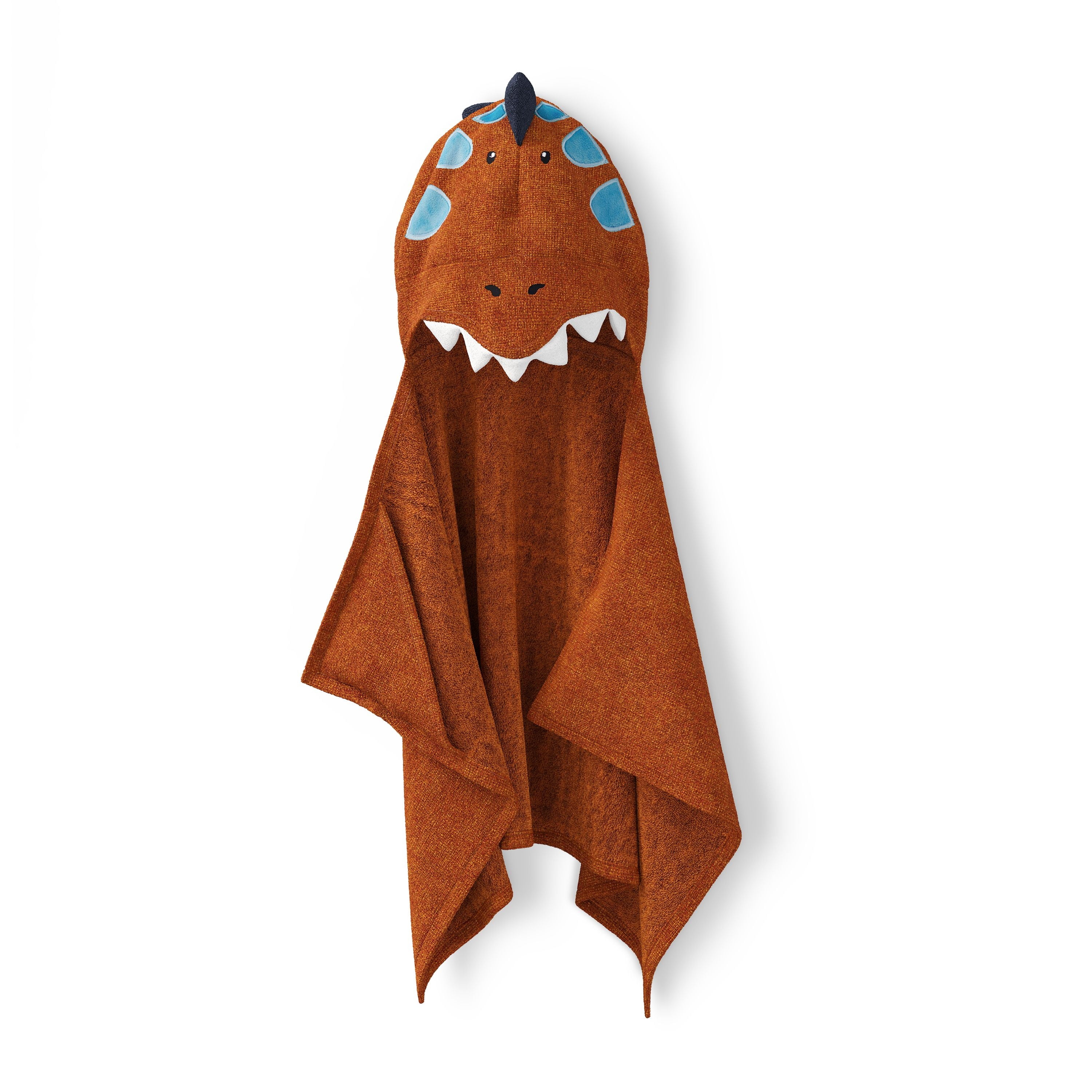 Mainstays Kids Hooded Cotton Terry Bath Towel, 25 in x 50 in