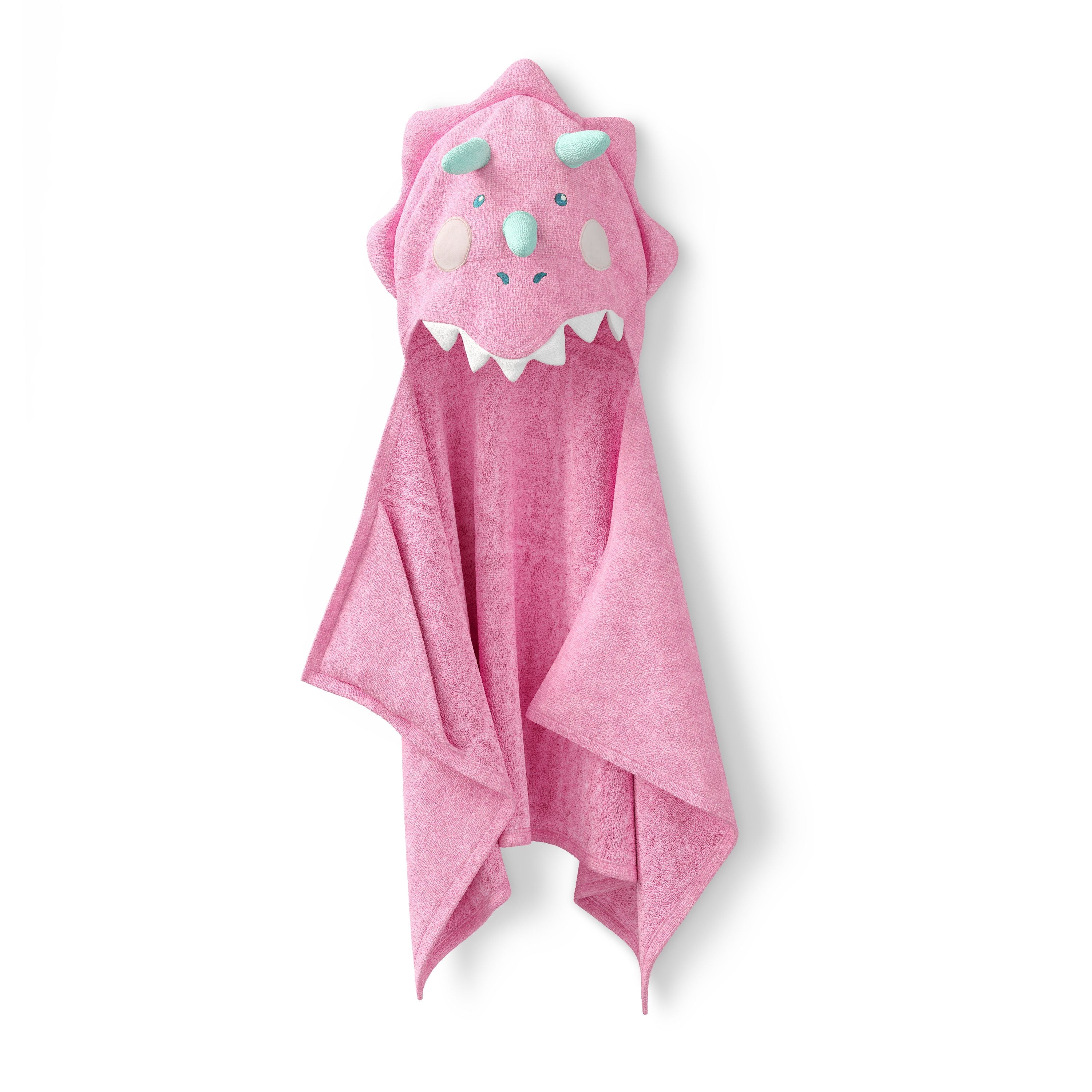 Mainstays Kids Hooded Cotton Terry Bath Towel, 25 in x 50 in