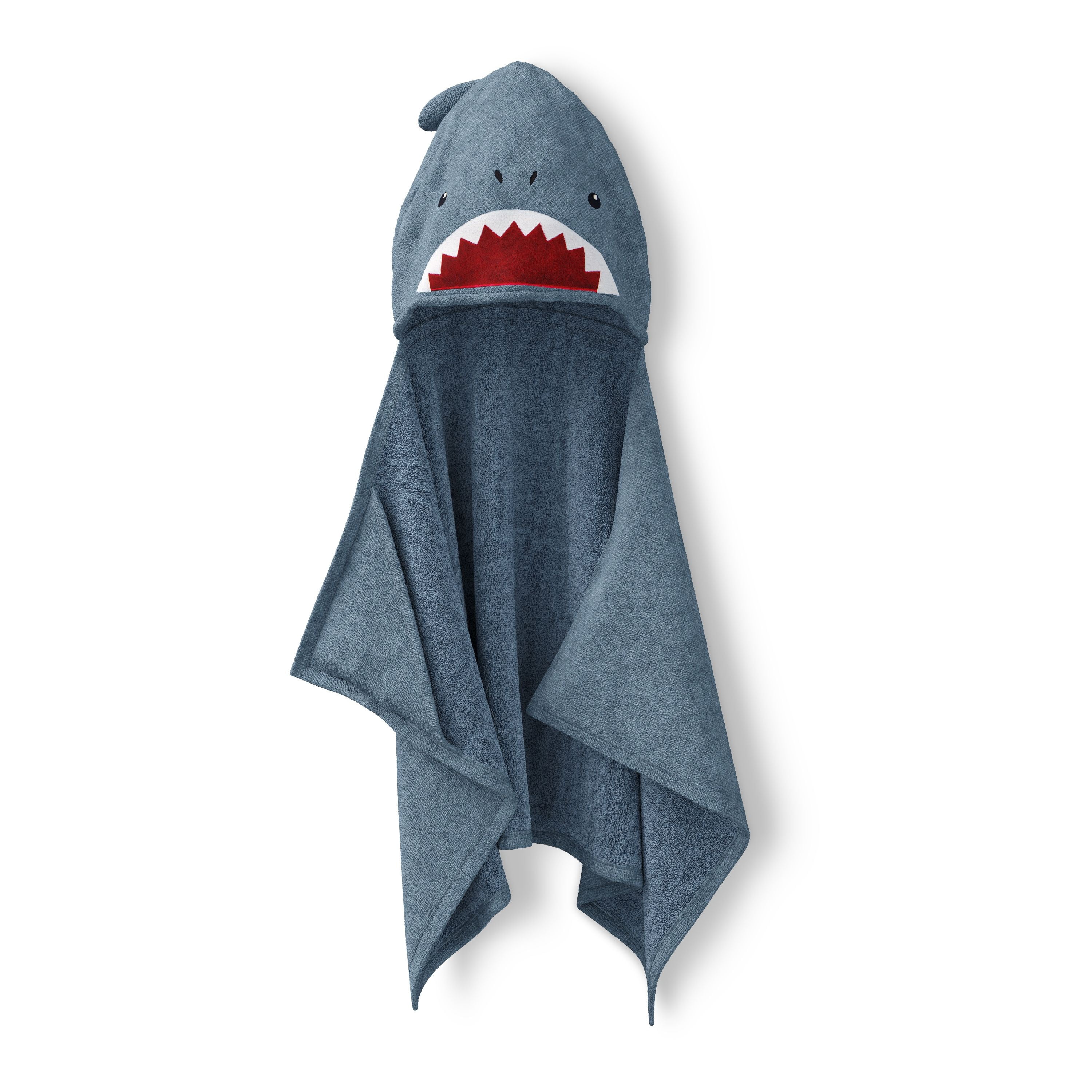 Mainstays Kids Hooded Cotton Terry Bath Towel, 25 in x 50 in