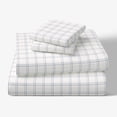 thumbnail image 1 of Mainstays Kids Microfiber Bed Sheet Set, Full, Plaid, 4 Pieces, 1 of 7