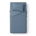 thumbnail image 1 of Mainstays Kids Microfiber Bed Sheet Set, Twin, Blue, 3 Pieces, 1 of 10