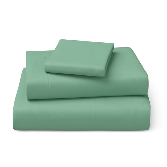 Mainstays Kids Microfiber Bed Sheet Set, Twin, Light Green, 3 Pieces