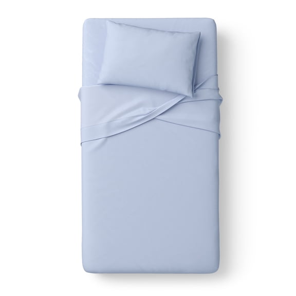 Mainstays Kids Microfiber Bed Sheet Set, Twin, Light Purple, 3 Pieces