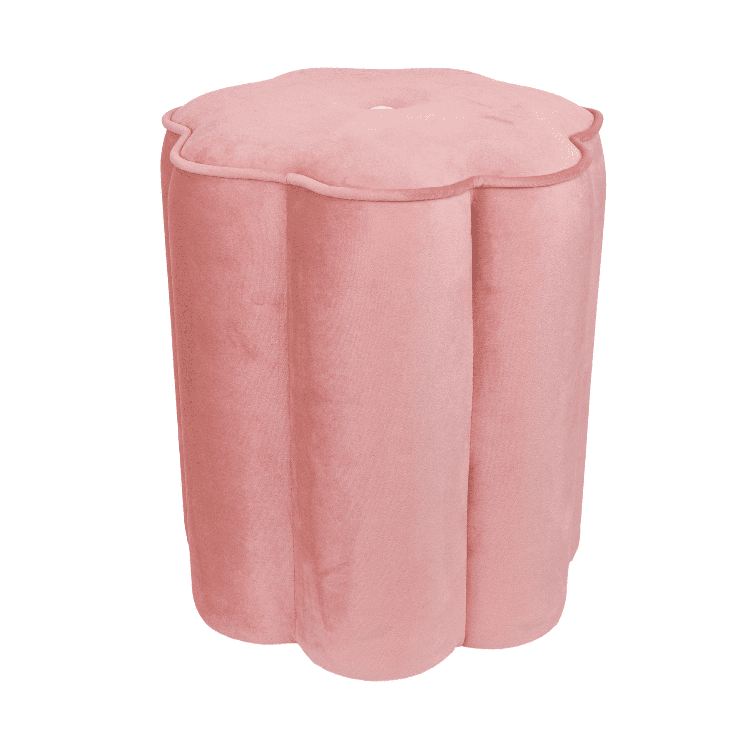Mainstays Kids Flower Petal Ottoman, Pink