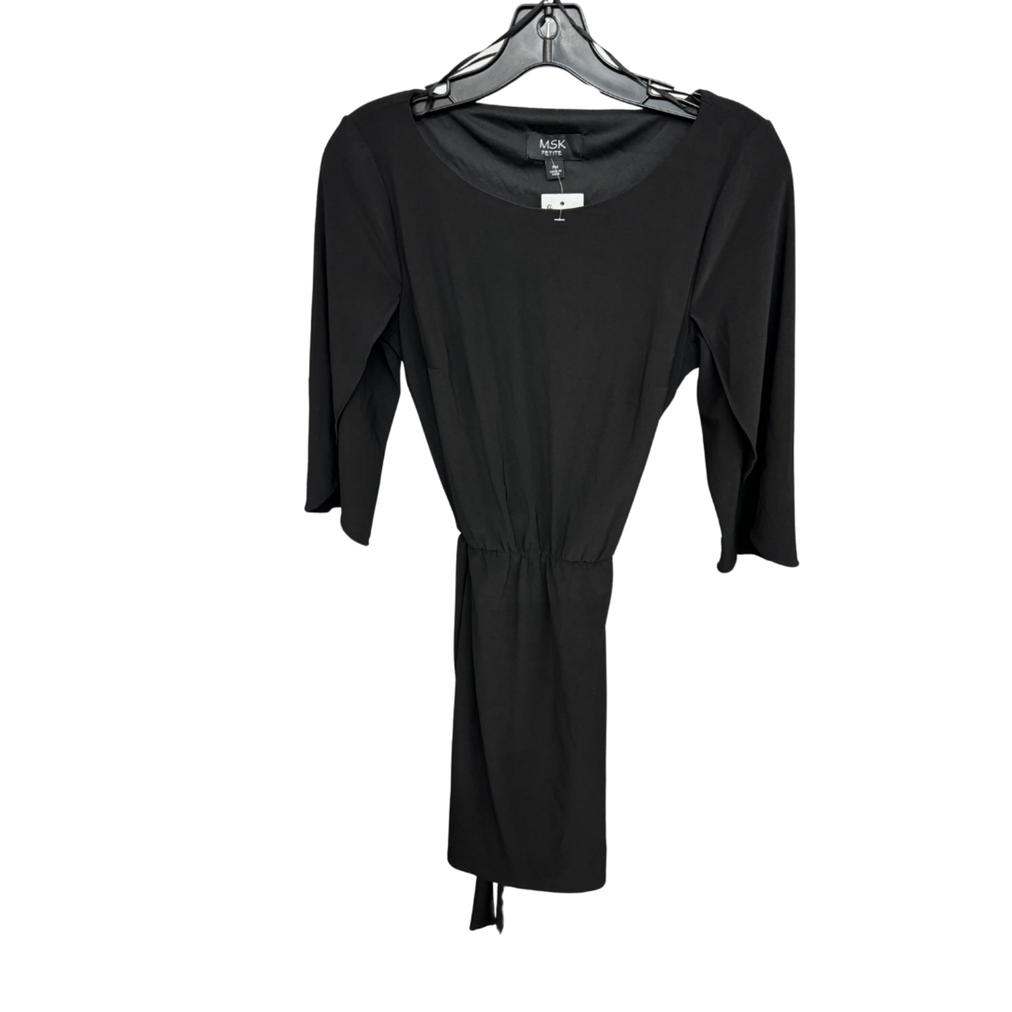 MSK Petite Black Dress Size PM - Women's Cocktail Dress - Walmart.com