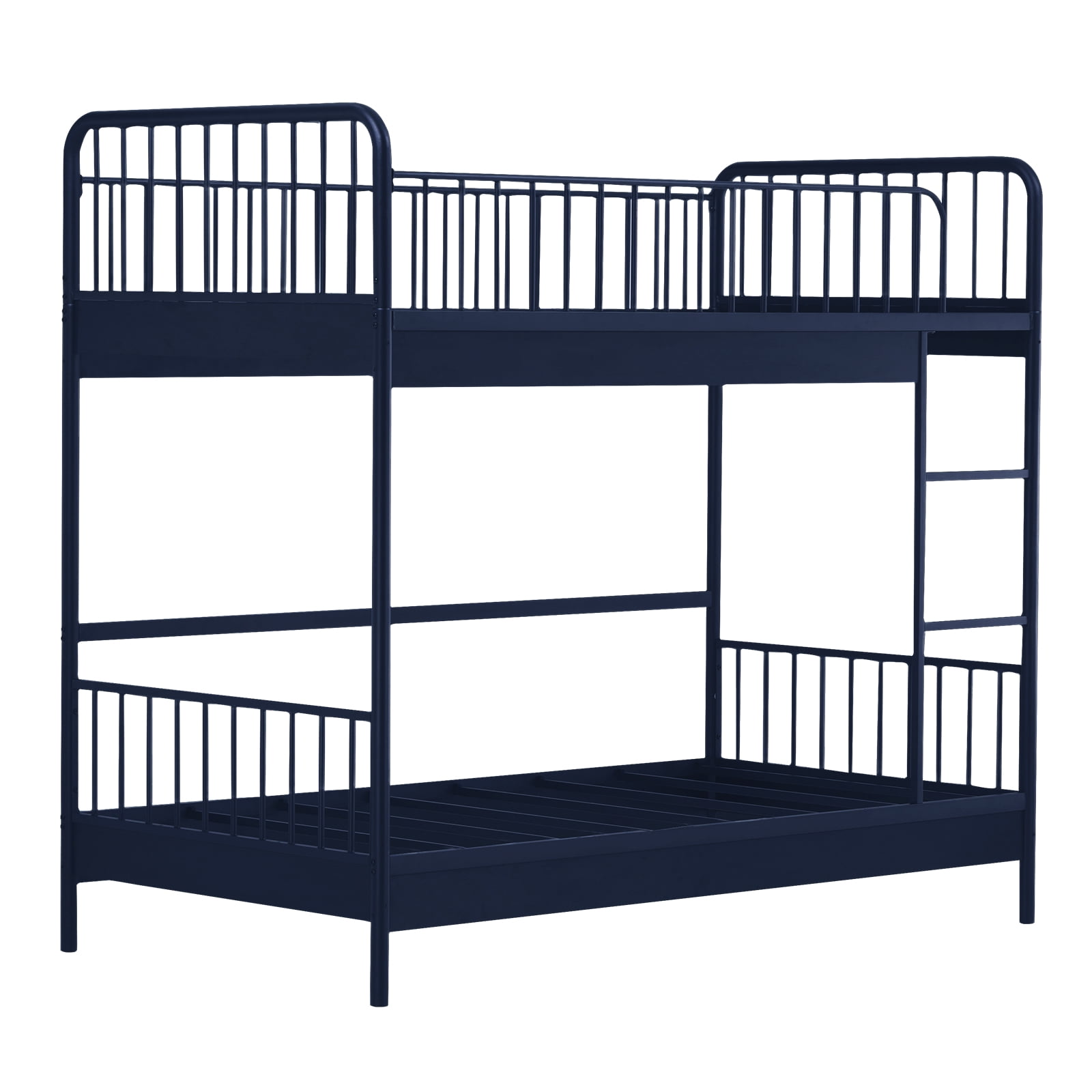Mainstays Kids Twin-over-Twin Metal Bunk Bed, Blue