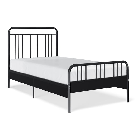 Mainstays Metal Kids Platform Bed Frame, Black, Twin Size