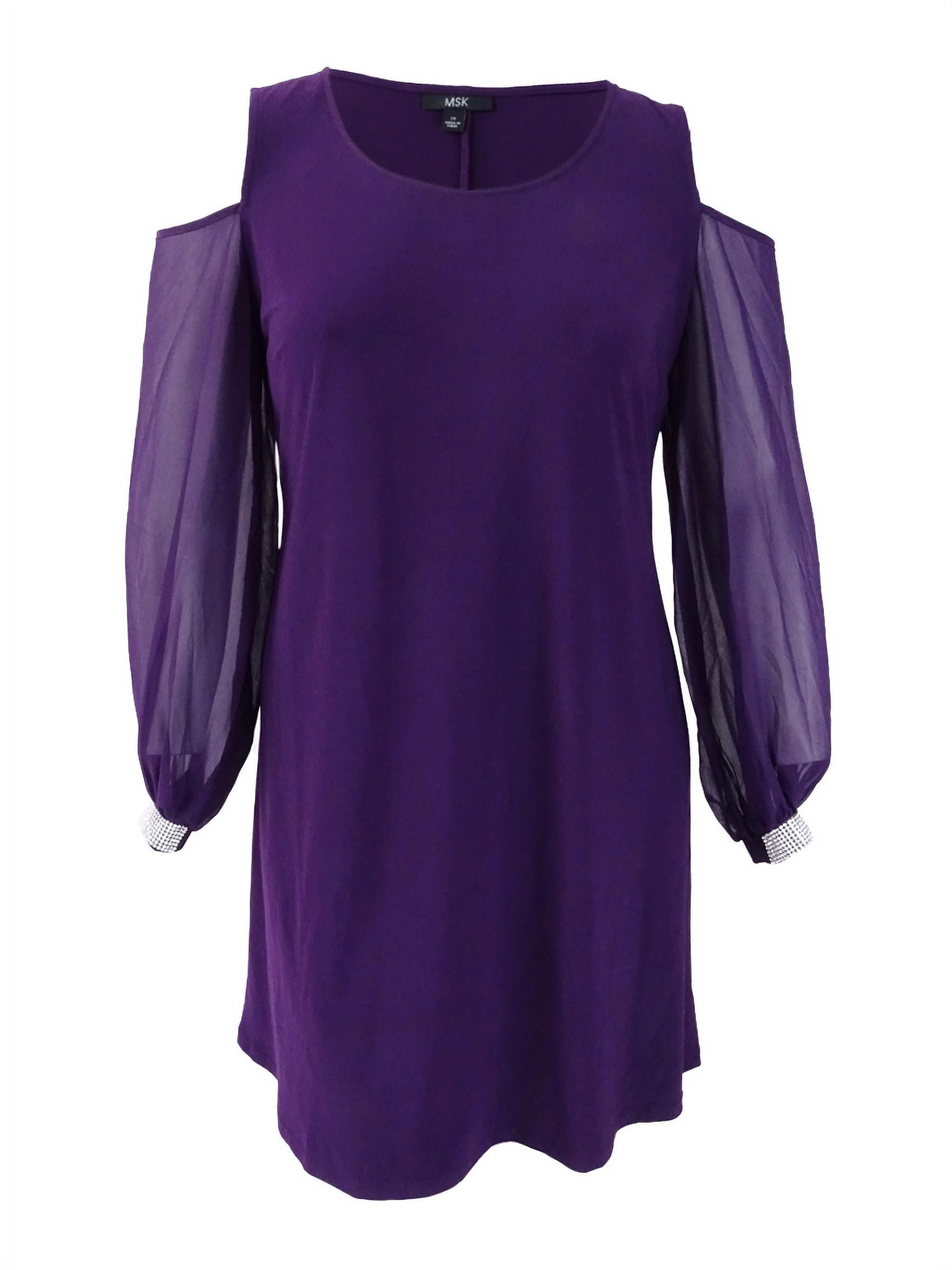 Msk embellished cold shoulder cheap dress