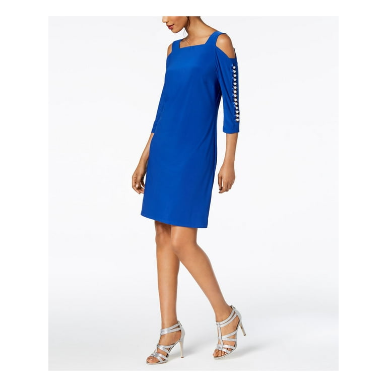 Msk cold shoulder dress 2025