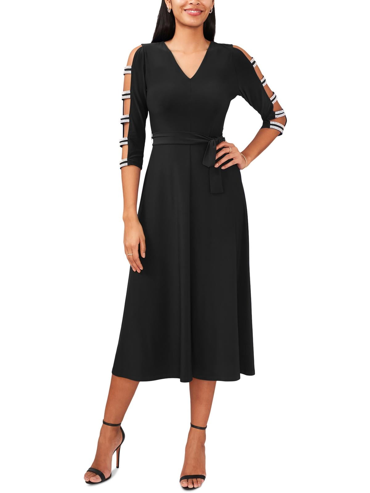 MSK Womens Embellished Long Cocktail and Party Dress - Walmart.com MSK Womens Embellished Long Cocktail and Party Dress - Walmart.com