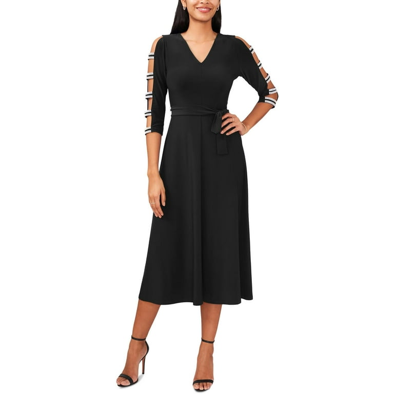 MSK Womens Embellished Long Cocktail and Party Dress Walmart