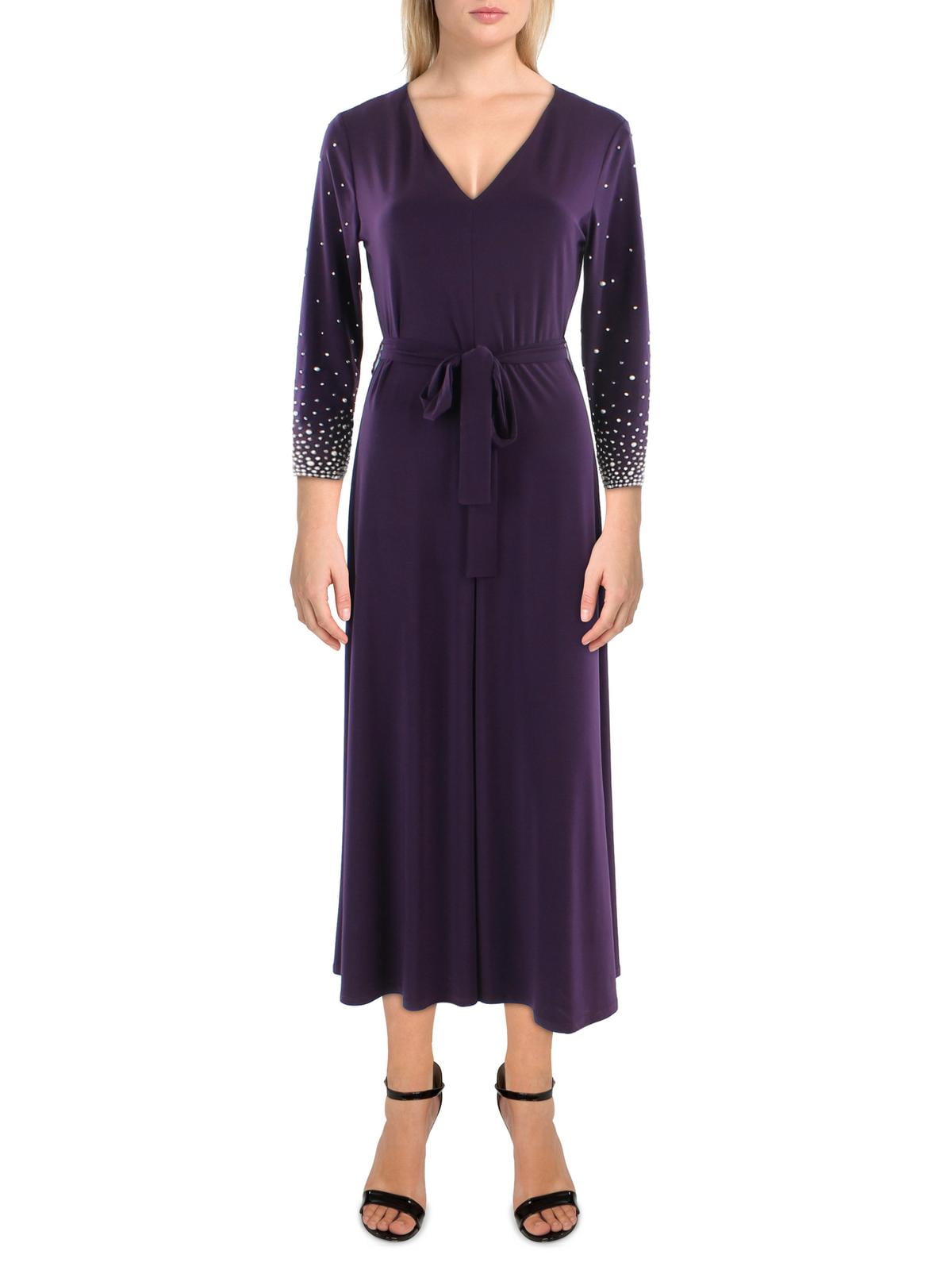 msk v-neck beaded midi dress Women's With You In Mind White Beaded V-Neck Midi Dress | Size: M