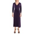 thumbnail image 1 of MSK Womens Knit Beaded Midi Dress, 1 of 2