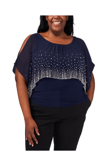 MSK Plus Size Tops in Womens Plus - Walmart.com