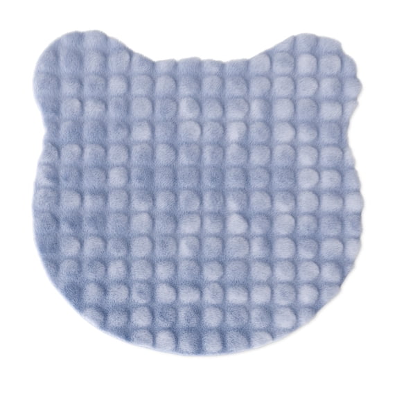 Mainstays Kids Light Purple Bear Bubble Fur Rug, 4' x 4'