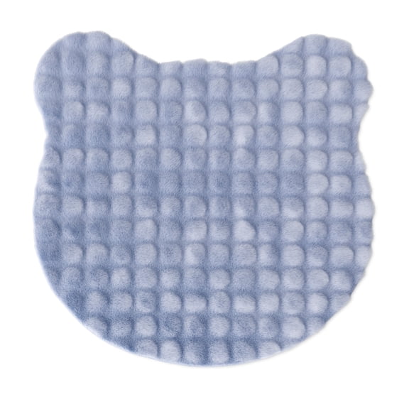 Mainstays Kids Light Purple Bear Bubble Fur Rug, 4' x 4'