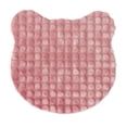 thumbnail image 1 of Mainstays Kids Area Rug, Light Pink Bear Bubble Fur, 4 ft x 4 ft, 1 of 4