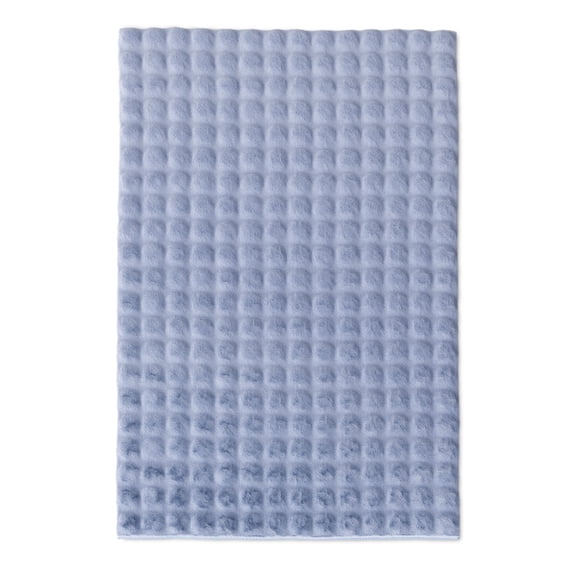 Mainstays Kids Light Purple Bubble Fur Area Rug, 4' x 6'