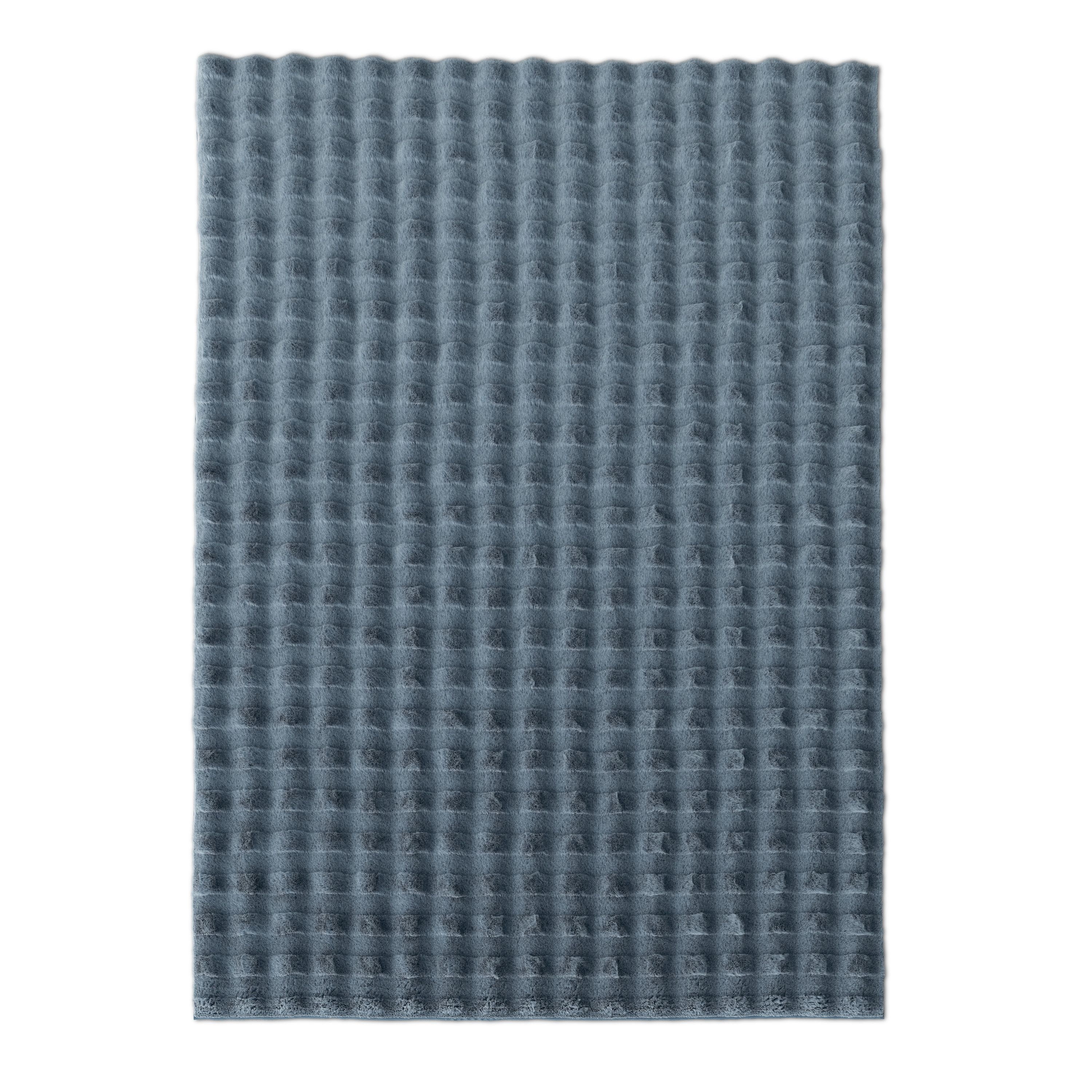 Mainstays Kids Blue Bubble Fur Area Rug, 5 ft x 7 ft