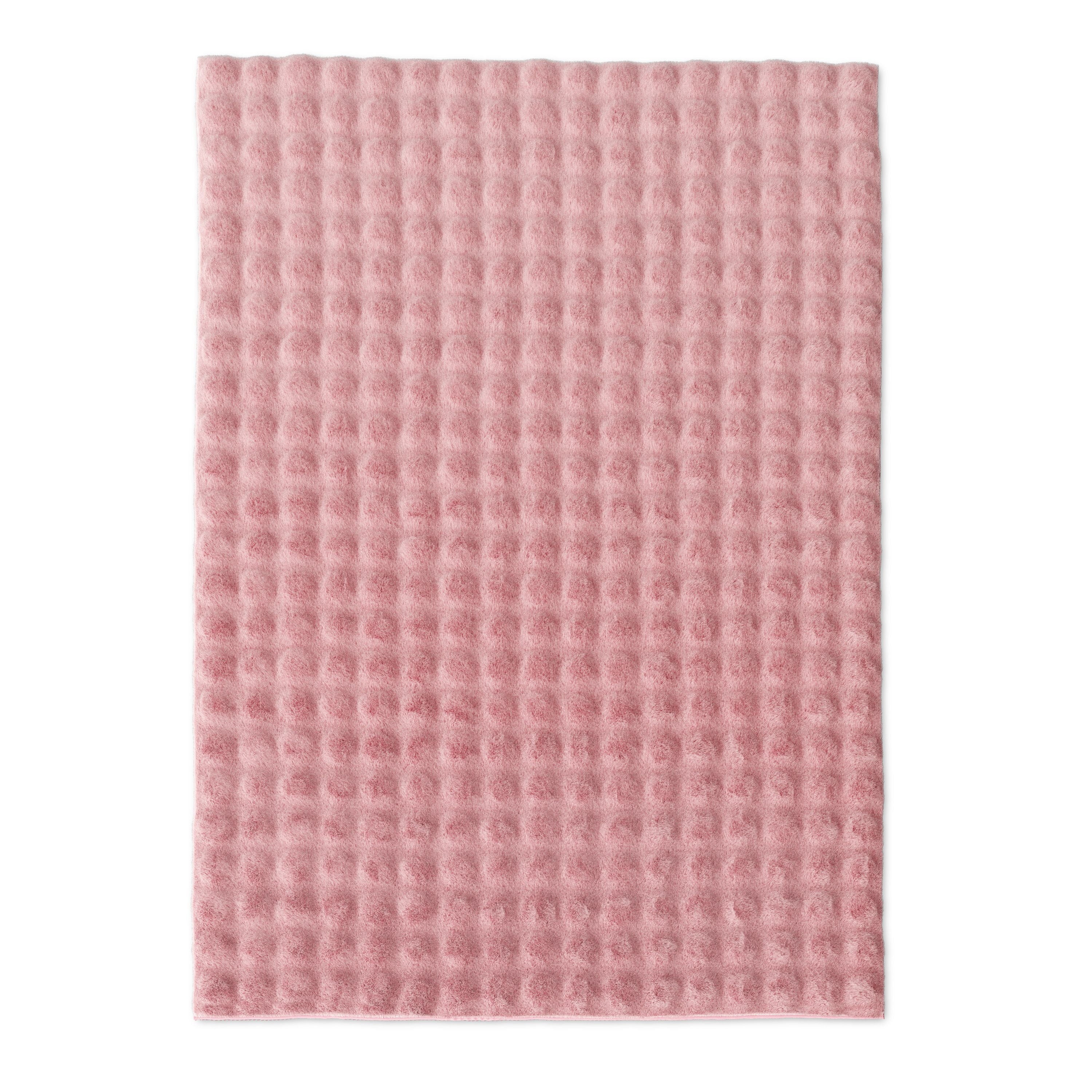 Mainstays Kids Light Pink Bubble Fur Rug, 5' x 7'