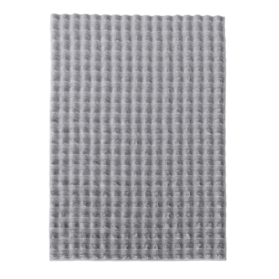 Mainstays Kids Gray Bubble Fur Area Rug, 5' x 7'