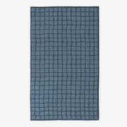 Mainstays Kids Washable Blue Grid Tufted Area Rug, 3 ft x 5 ft