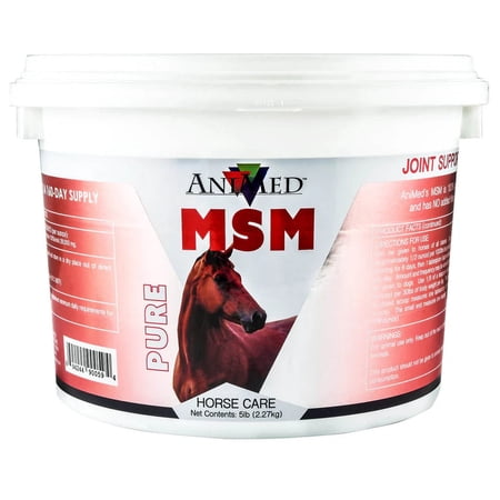 AniMed Pure MSM Horse Joint Supplement Horse Care Support 5lb.