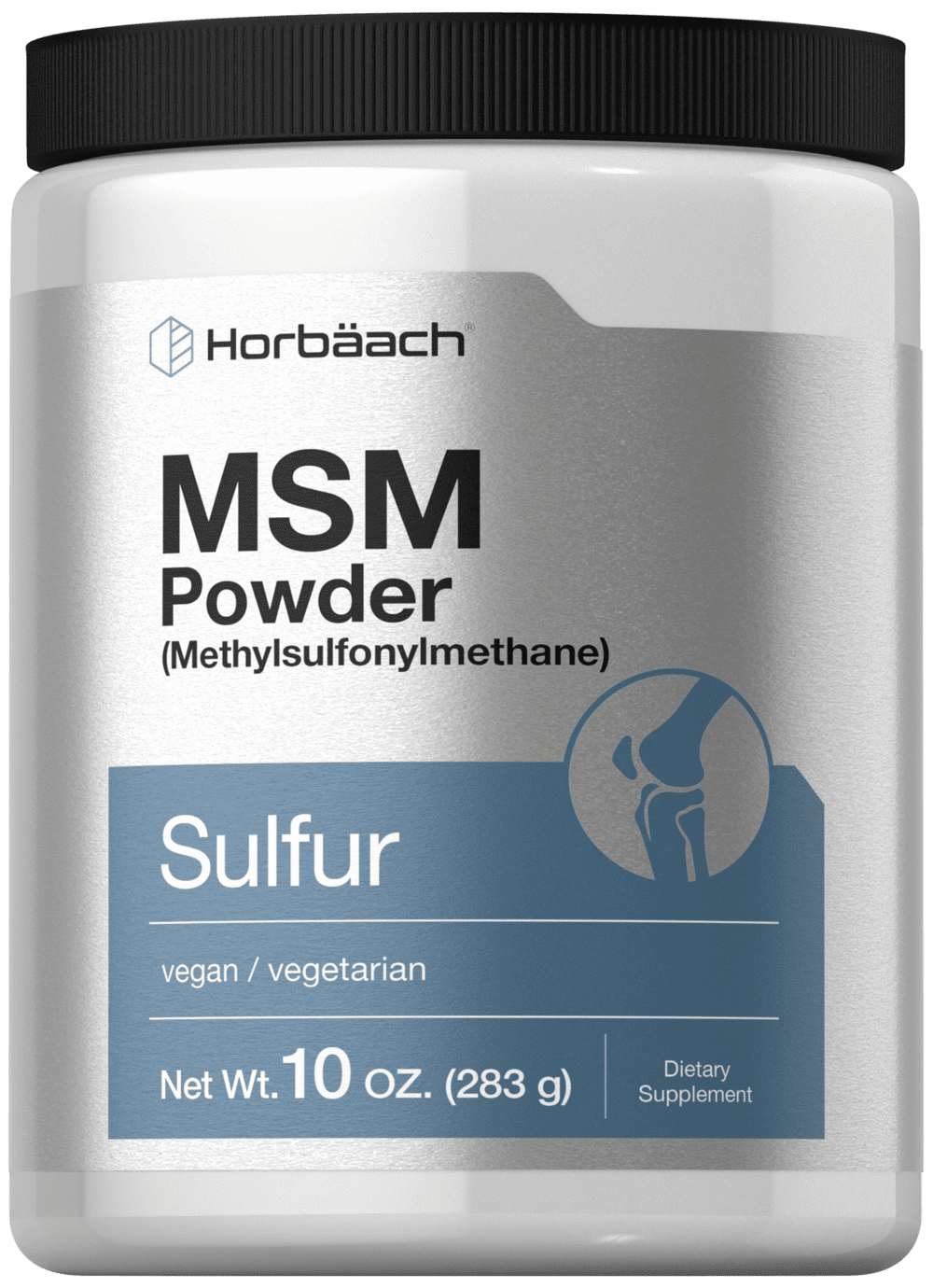 MSM Powder (Methylsulfonylmethane) 10 oz by Horbaach