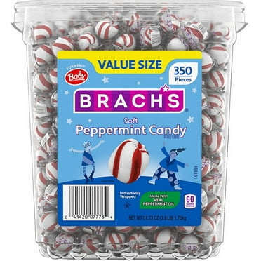 MSM Products Brach's Soft Peppermint Candies, 350 pcs.