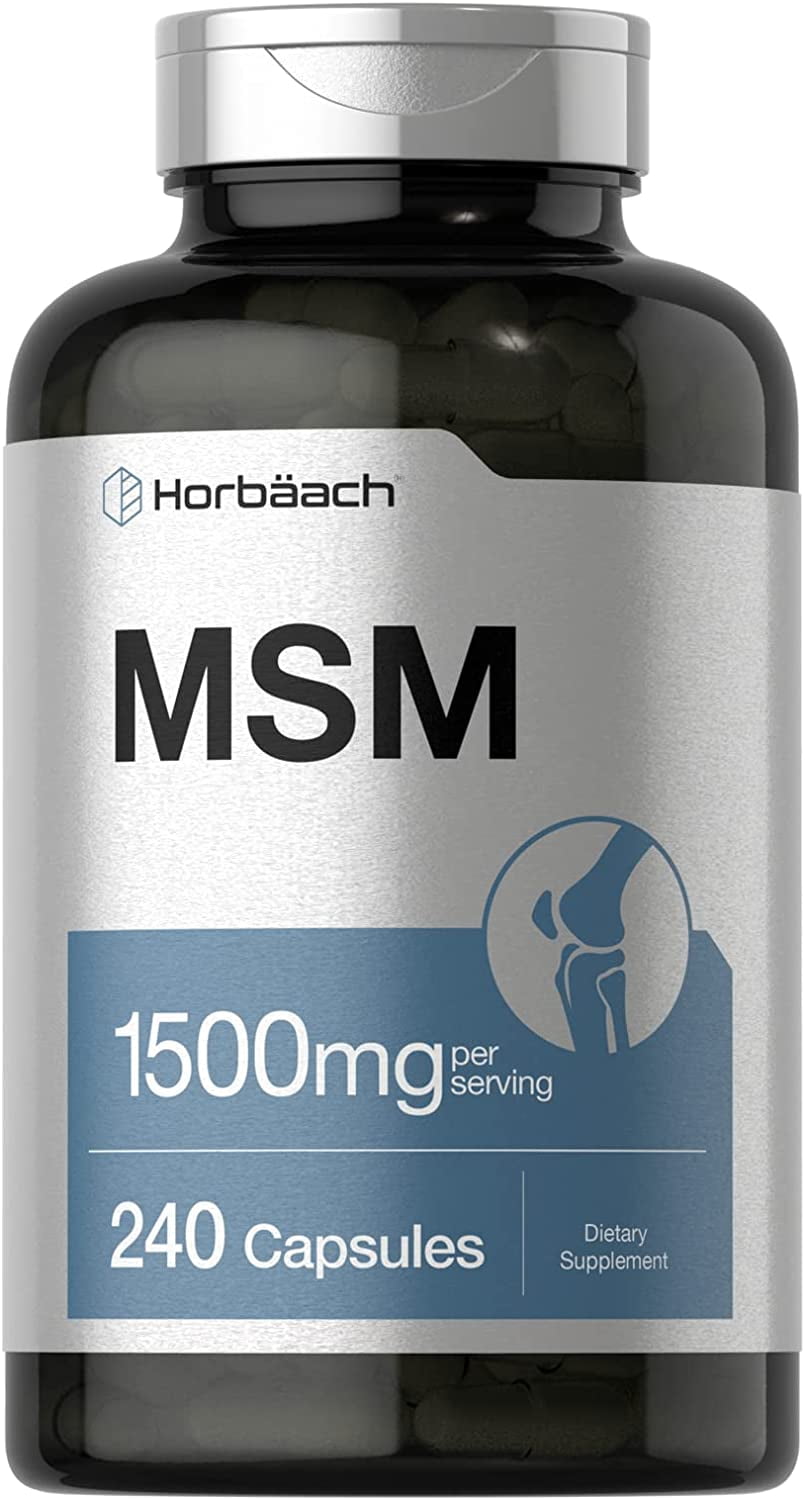 MSM Supplement 1500mg 240 Caplets Methylsulfonylmethane by
