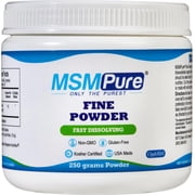 Kala Health MSMPure Fast Dissolving Fine MSM Powder Crystals   US-Made MSM for Joint Health, Skin Appearance, and Hair & Nail Support   8.8 oz, Organic Sulfur