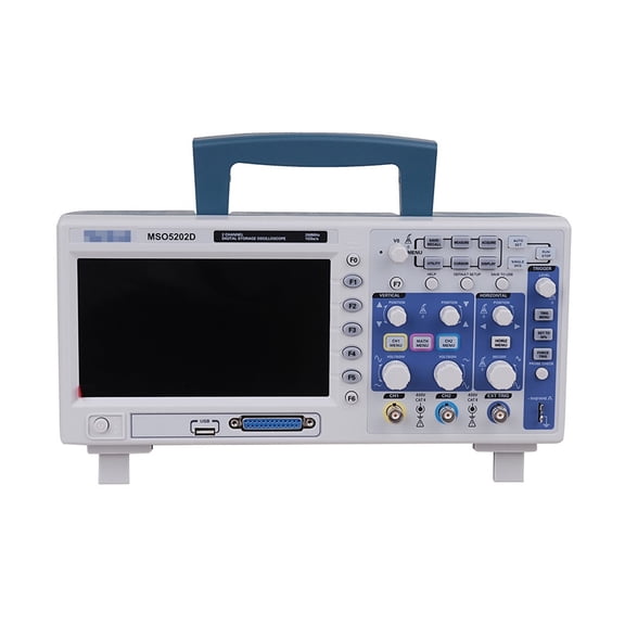 MSO5202D 200MHz 2 In 1 Digital Oscilloscope 2 Channels 1GSa/s + Analyzer 16 Logical Channels 800*480