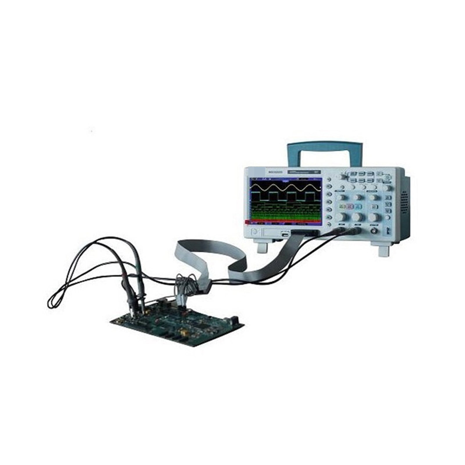 MSO5202D 200MHz 2Channels 1GSa/s Oscilloscope &amp; 16Channels Logic Analyzer 2in1 USB,800x480