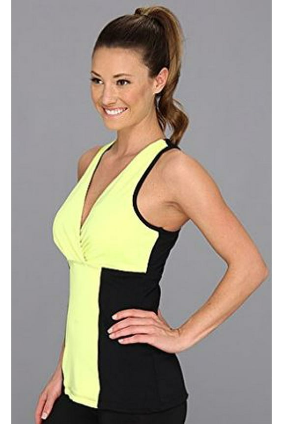 MSP Miraclesuit Miraslim Women's Yellow Tank Interior Bra and Core Control, L