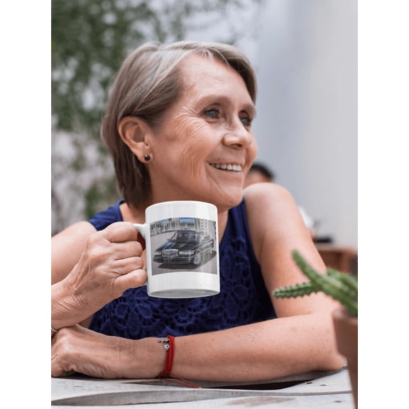 MSP town car - MaddK Studio- White glossy mug