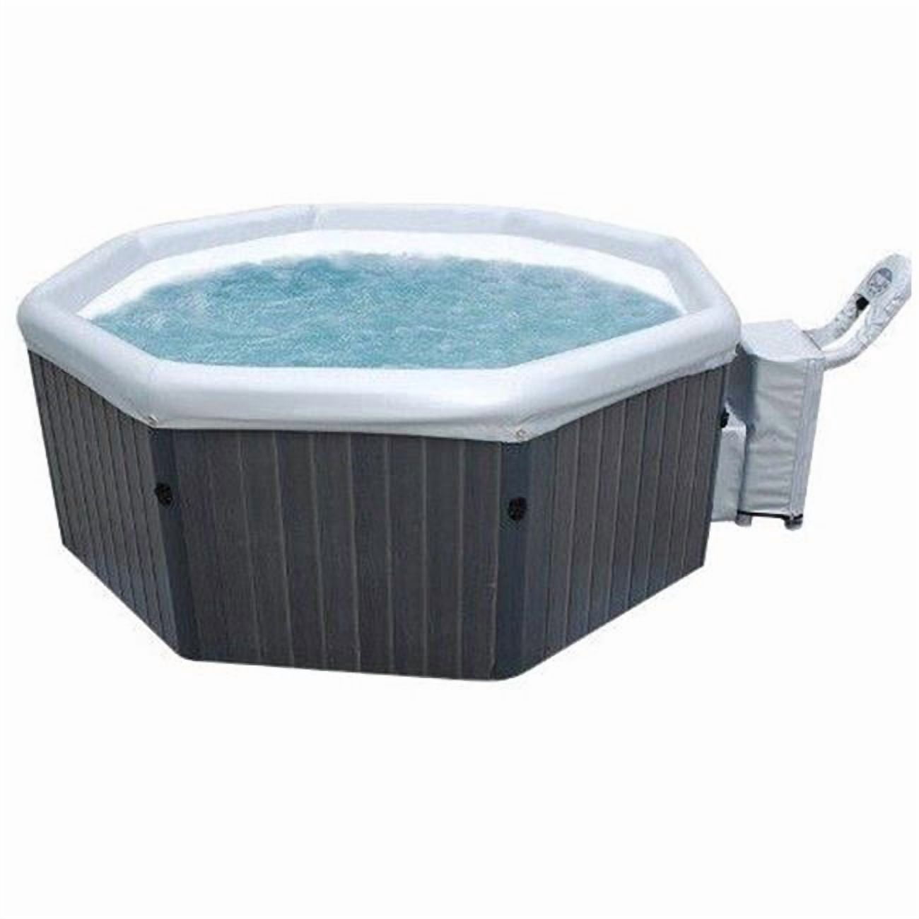 MSPA USA Tuscany Bubble 6-Person 132-Jet Inflatable Plug and Play Spa ...