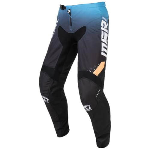 MSR Axxis Proto Dirt Bike, Motocross Motorcyle Dirt Bike Pants 30" Blue/Tan