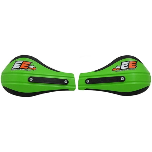 Enduro Engineering Evolution 2 Green/Silver Hand Shields (51-229)