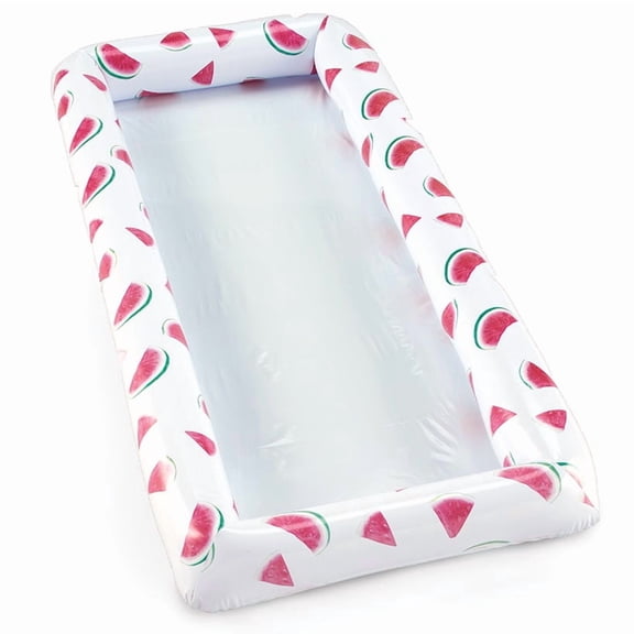 MSR Imports Watermelon Inflatable Buffet Coolers Pool Toys & Floats