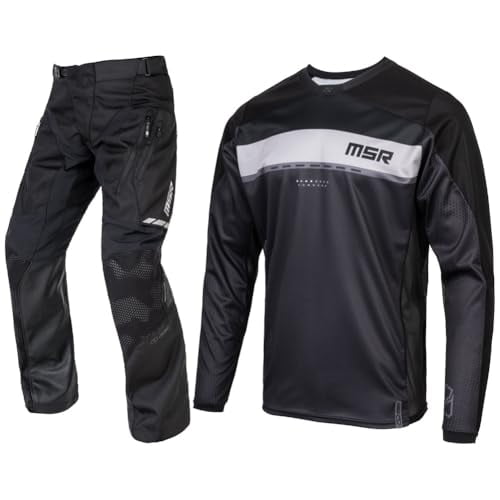 MSR Legend Offroad Dirt Bike Motocross Large Jersey and 30" Pant Combo Black